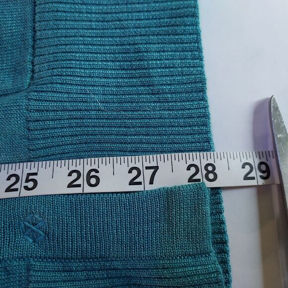 St. John SoCa Wool Silk Cashmere Blend Cardigan Women Size Small Snap Front Flaw - Picture 15 of 16